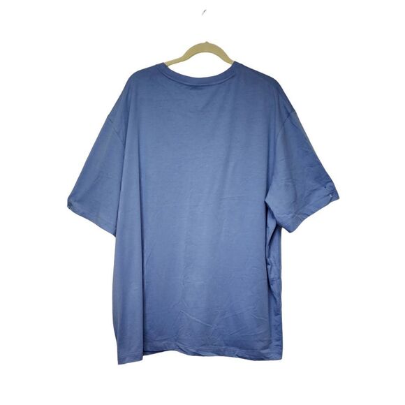 Cremieux Loungewear Blue Crewneck Stretch Short Sleeve T-Shirt 2XB - Picture 2 of 8
